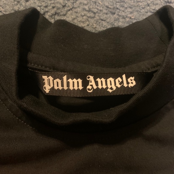 Black Palm Angels Shirt Size L (fits like XL) - Picture 3 of 4